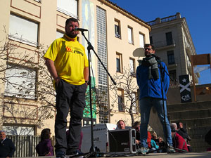 Marxa Groga per la llibertat dels presos pol&iacute;tics i per la Rep&uacute;blica Catalana