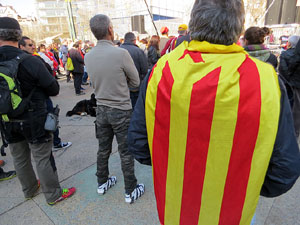 Marxa Groga per la llibertat dels presos pol&iacute;tics i per la Rep&uacute;blica Catalana