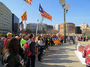 Marxa Groga per la llibertat dels presos pol&iacute;tics i per la Rep&uacute;blica Catalana
