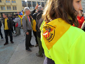 Marxa Groga per la llibertat dels presos pol&iacute;tics i per la Rep&uacute;blica Catalana