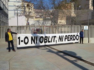 Marxa Groga per la llibertat dels presos pol&iacute;tics i per la Rep&uacute;blica Catalana