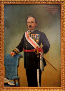 El general de brigada Anacleto Pastors de Sala-Sella. 1859. J. Monta&ntilde;a. Oli sobre tela
