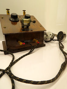 R&agrave;dio de galena. 1925. Col&middot;lecci&oacute; Jaume Pol i Perera