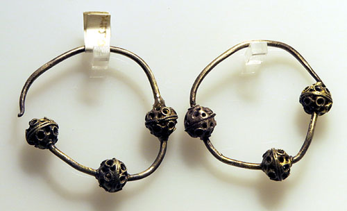 Arrecades. Plata. Segle XIV