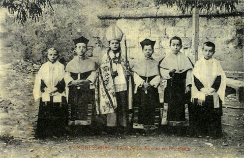 El 'bisbet&oacute;' de Montserrat. Principis segle XX