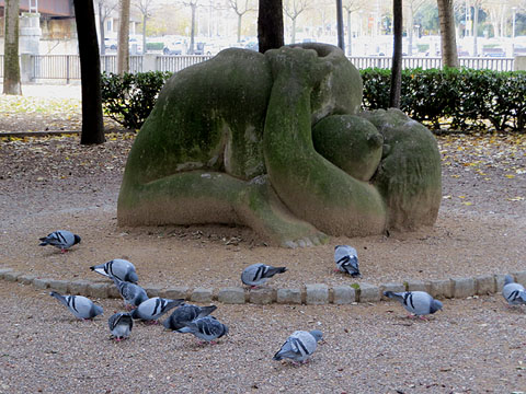 Vista de l'escultura
