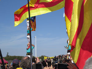Acte del Consell per la Rep&uacute;blica Catalana a Perpiny&agrave; amb el President Carles Puigdemont i els consellers Clara Ponsat&iacute; i Toni Com&iacute;n