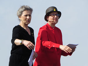 Acte del Consell per la Rep&uacute;blica Catalana a Perpiny&agrave; amb el President Carles Puigdemont i els consellers Clara Ponsat&iacute; i Toni Com&iacute;n