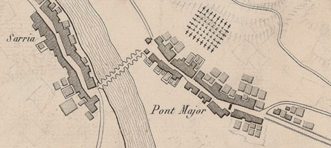 El barri del Pont Major a principis del segle XIX