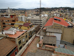 Teulades de Girona. Imatges de la ciutat des de l'al&ccedil;ada