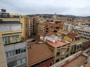 Teulades de Girona. Imatges de la ciutat des de l'al&ccedil;ada