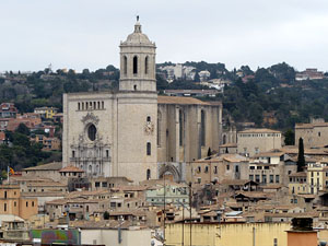 Teulades de Girona. Imatges de la ciutat des de l'al&ccedil;ada