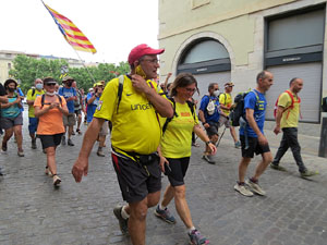Travessa per la llibertat. Arribada de Jordi Turull a Girona