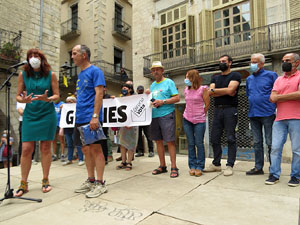 Travessa per la llibertat. Arribada de Jordi Turull a Girona