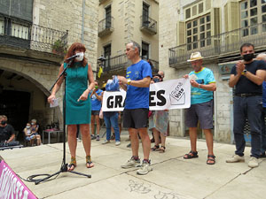 Travessa per la llibertat. Arribada de Jordi Turull a Girona