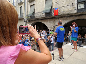 Travessa per la llibertat. Arribada de Jordi Turull a Girona