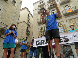 Travessa per la llibertat. Arribada de Jordi Turull a Girona