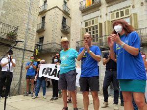 Travessa per la llibertat. Arribada de Jordi Turull a Girona