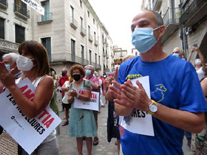 Concentraci&oacute; a la pla&ccedil;a del Vi per la independ&egrave;ncia i la llibertat dels presos pol&iacute;tics