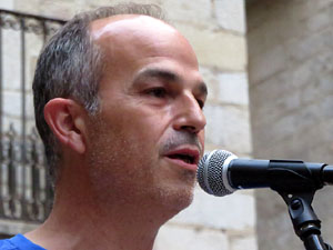 Concentraci&oacute; a la pla&ccedil;a del Vi per la independ&egrave;ncia i la llibertat dels presos pol&iacute;tics