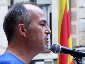 Concentraci&oacute; a la pla&ccedil;a del Vi per la independ&egrave;ncia i la llibertat dels presos pol&iacute;tics