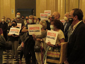 Concentraci&oacute; a la pla&ccedil;a del Vi per la independ&egrave;ncia i la llibertat dels presos pol&iacute;tics