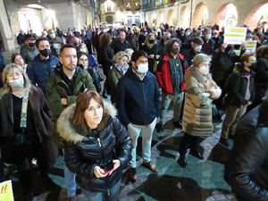Concentraci&oacute; a la pla&ccedil;a del Vi per la independ&egrave;ncia i la llibertat dels presos pol&iacute;tics