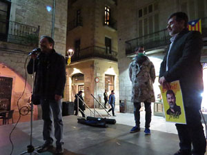 Concentraci&oacute; a la pla&ccedil;a del Vi per la independ&egrave;ncia i la llibertat dels presos pol&iacute;tics
