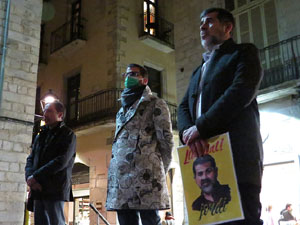 Concentraci&oacute; a la pla&ccedil;a del Vi per la independ&egrave;ncia i la llibertat dels presos pol&iacute;tics