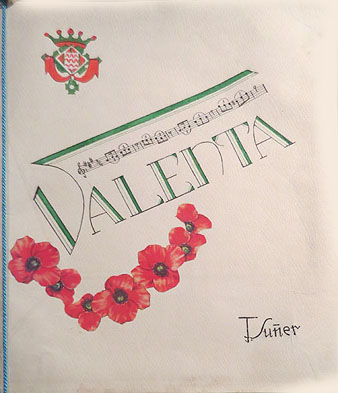 Partitura de la sardana 'Valenta' de Teresa Su&ntilde;er