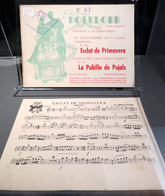 Esclat de primavera (partisel&middot;la de sardana). Ma N&uacute;ria Dalmau i Damau. Ca. 1940