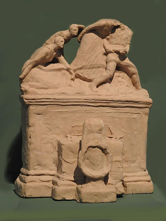 Maqueta per al monument a les Hero&iuml;nes de Santa B&agrave;rbara. Fidel Aguilar. Ca. 1916