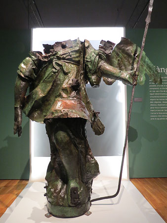 Penell. &Agrave;ngel de la Catedral. Ramon Salvatella calderer, Colobran i Ambr&oacute;s dauradors, Narc&iacute;s Calmelles daguer. Ca. 1764. Bronze