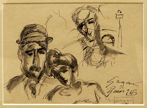Estudi de retrats. 1915. Celso Lagar