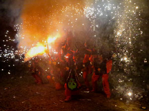 Fires de Sant Narc&iacute;s 2021. Correfoc amb els Diables de l'Onyar