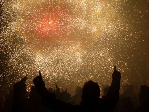 Fires de Sant Narc&iacute;s 2021. Correfoc amb els Diables de l'Onyar
