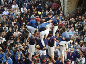 Fires de Sant Narc&iacute;s 2021. Diada castellera amb Marrecs de salt, Minyons de Terrassa i Capgrossos de Matar&oacute;