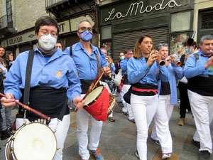 Fires de Sant Narc&iacute;s 2021. Diada castellera amb Marrecs de salt, Minyons de Terrassa i Capgrossos de Matar&oacute;