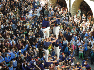 Fires de Sant Narc&iacute;s 2021. Diada castellera amb Marrecs de salt, Minyons de Terrassa i Capgrossos de Matar&oacute;