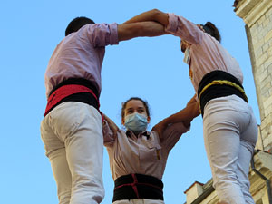 Fires de Sant Narc&iacute;s 2021. Diada castellera amb Marrecs de salt, Minyons de Terrassa i Capgrossos de Matar&oacute;