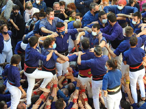 Fires de Sant Narc&iacute;s 2021. Diada castellera amb Marrecs de salt, Minyons de Terrassa i Capgrossos de Matar&oacute;