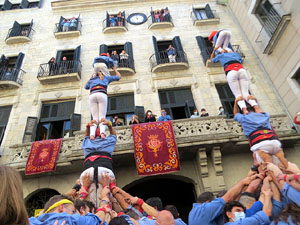 Fires de Sant Narc&iacute;s 2021. Diada castellera amb Marrecs de salt, Minyons de Terrassa i Capgrossos de Matar&oacute;