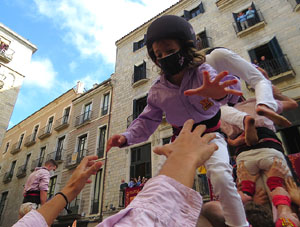 Fires de Sant Narc&iacute;s 2021. Diada castellera amb Marrecs de salt, Minyons de Terrassa i Capgrossos de Matar&oacute;