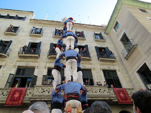 Fires de Sant Narc&iacute;s 2021. Diada castellera amb Marrecs de salt, Minyons de Terrassa i Capgrossos de Matar&oacute;