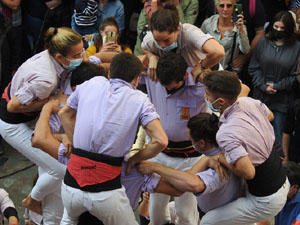 Fires de Sant Narc&iacute;s 2021. Diada castellera amb Marrecs de salt, Minyons de Terrassa i Capgrossos de Matar&oacute;