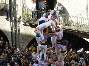Fires de Sant Narc&iacute;s 2021. Diada castellera amb Marrecs de salt, Minyons de Terrassa i Capgrossos de Matar&oacute;