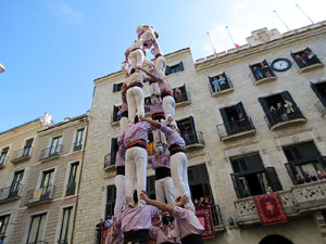 Fires de Sant Narc&iacute;s 2021. Diada castellera amb Marrecs de salt, Minyons de Terrassa i Capgrossos de Matar&oacute;
