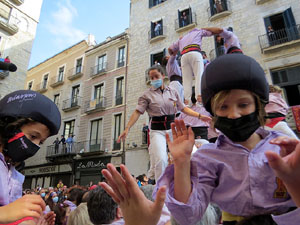 Fires de Sant Narc&iacute;s 2021. Diada castellera amb Marrecs de salt, Minyons de Terrassa i Capgrossos de Matar&oacute;