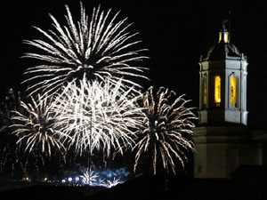 Fires de Sant Narc&iacute;s 2021. El castell de focs