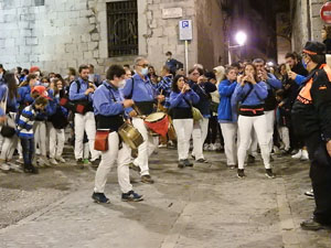 Fires de Sant Narc&iacute;s 2021. Pilar a les escales de la Catedral